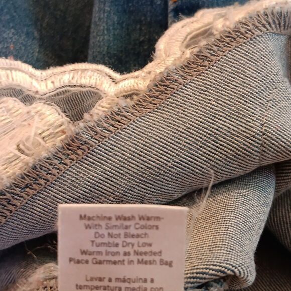 Venus Embellished  Denim Skirt. - Picture 11 of 12